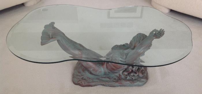 Mermaid Cocktail Table from Reverse Side