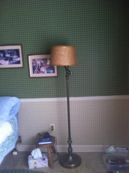 Tall lamp.