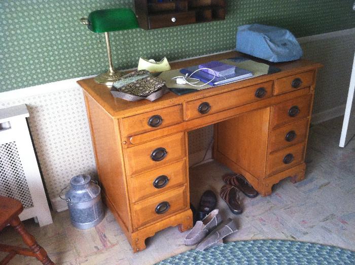 Spainhour nine-drawer desk.