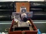 TDC slide projector. It does work, but the lightbulb blew out as we were testing it. Ask us how to find a replacement bulb.