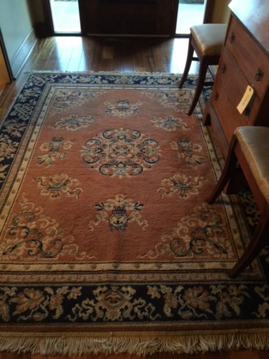 Beautiful area rug.  There are a couple of more rugs and runners to choose from
