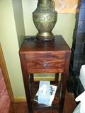 Pair of 1 drawer bedside tables $200.00 