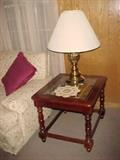 End Table & Lamp