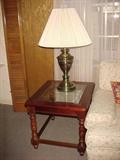 End Table & Lamp
