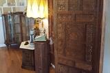 Hand Carved Wood Room Divider