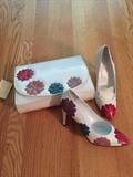 Matching clutch and shoes