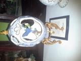 House of Fabergé "The Bluebird Fabergé Egg" 24k gold accents. Comes with certificate of authenticity and stand shown