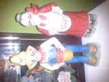 Trippies Inc Rare Maand Pa figurines. No chips or cracks