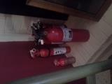 Assorted fire extinguishers