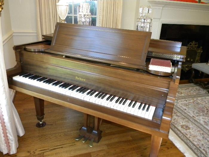 Antique Baldwin Baby grand piano