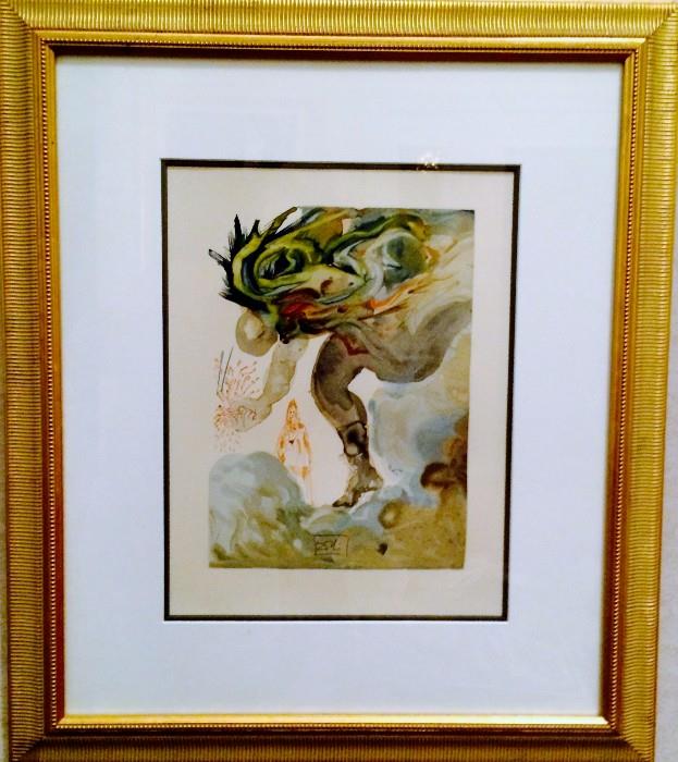 Artist: Salvador Dali
Type: Signed and numbered
Frame is included