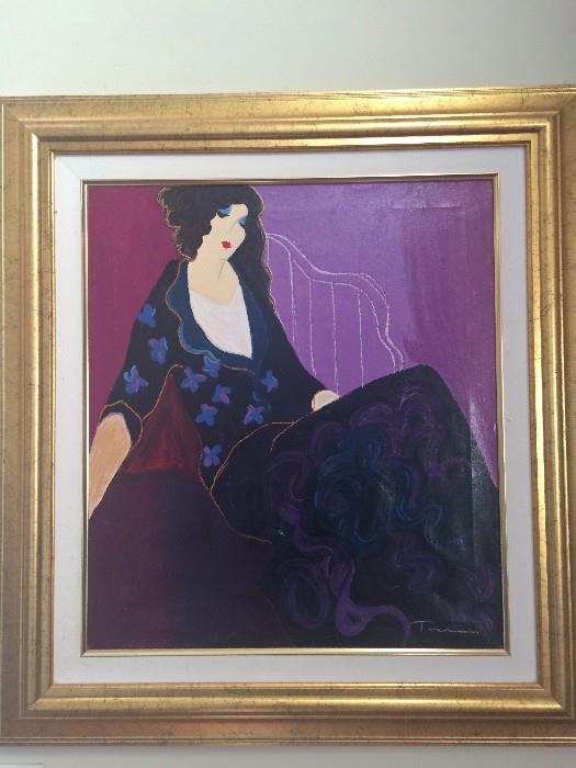 Artist: Itzchak Tarkay
Type: Signed and numbered
Frame is included