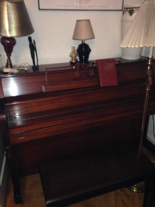 Hobart Cable upright piano.