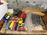 Marx H.O. gauge train components.