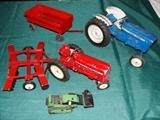Misc toy farm tractors etc.
