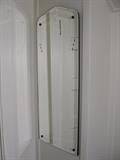 Hard to photograph a mirror in one shot! About 2' high.