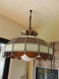 STAINED GLASS HANGING LAMP