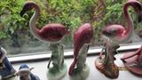 ANTIQUE FLAMINGO FIGURINES