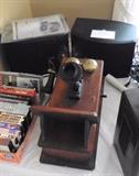 Bose bookshelf speakers-301V-purchased in May 2012. Antique Western Electric oak wall phone.
