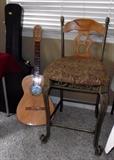 Guipar Paracho Mexican guitar with case.