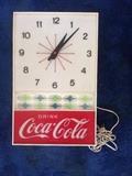 Coca Cola Advertising Clock 1960's
