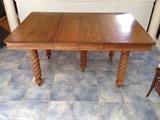 Victorian Barley Twist Five Leg Table