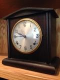 William Gilbert Clock Co. Wooden cottage clock.