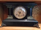 Seth Thomas Thomaston Adamantine Faux Marble Clock