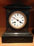 New Bedford Kelley Black Marble Clock