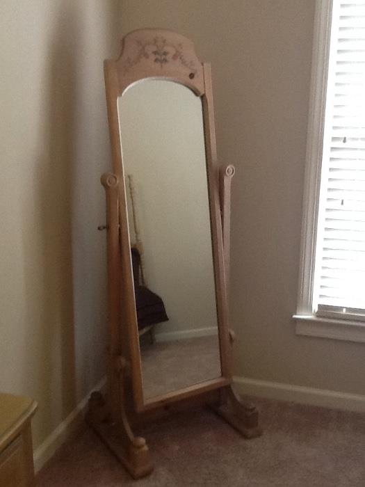 French Country floor mirror