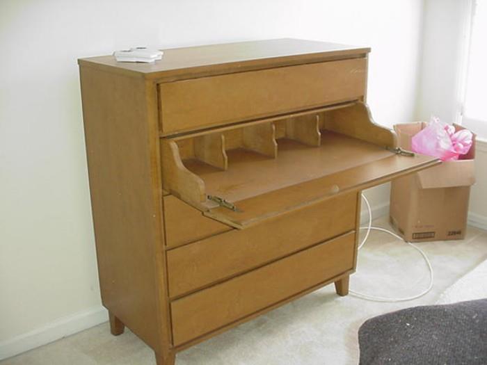 Mid century bureau and desk