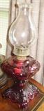red oil lamp