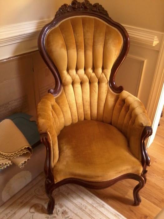 victorian parlor chair