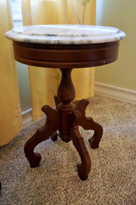 Small marble top table