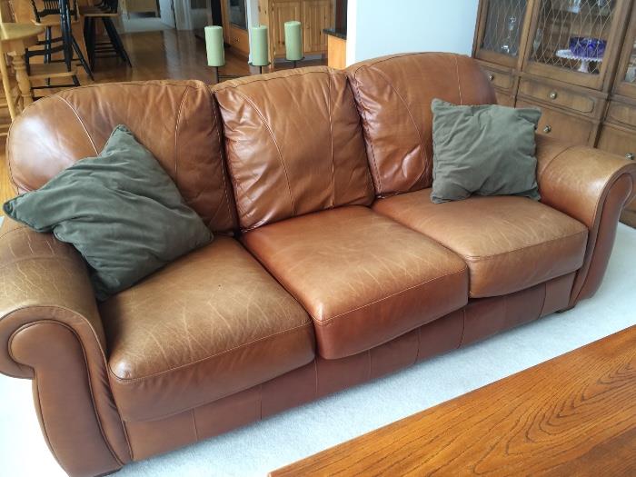 Leather Couch Sofa (pre-sale item)