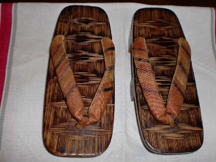 Japanese "getta" sandals circa 1940
