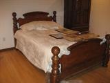 Huge Wooden Bed complete with Headboard and footboard