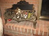 Antique Fireplace Wood Holder