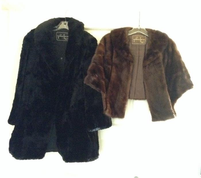 Vintage furs from the Spokane Fur Co. - both size small & in good condition
