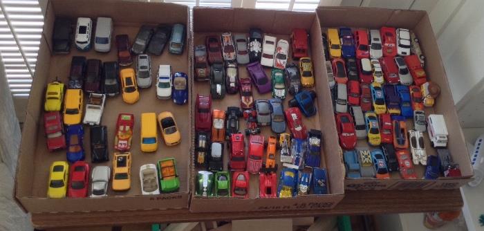 Tons of toy cars - Hot Wheels, Matchbox & more