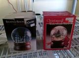 Snow globes , musical, lighted