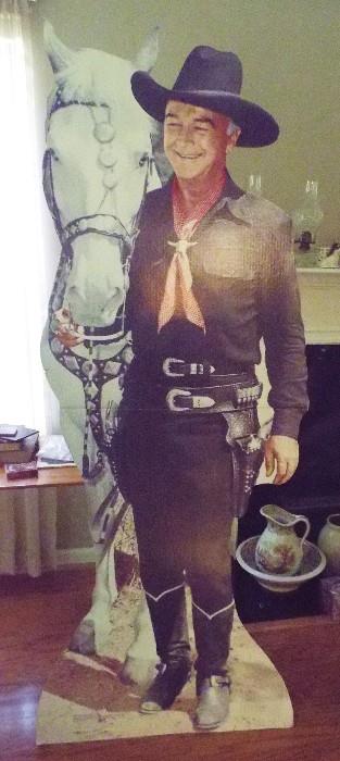 FULL SIZE HOP-A-LONG CASSIDY CARDBOARD CUT OUT