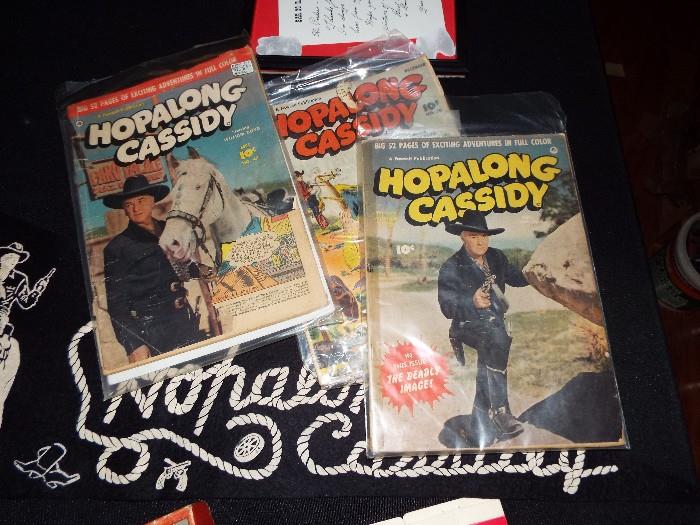 HOP-A-LONG CASSIDY ANTIQUE AND NEWER COLLECTIBLES