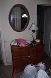 Mirror, Dresser, Lamp