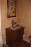 Small Cabinet & Decorative Objects