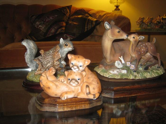 porcelain animal figurines