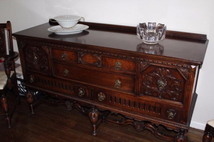Beautiful Carved Buffet