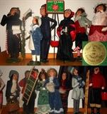 Byer's Choice Carolers, Firemen, Salvation Army Figures and more c1980s