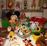 Lots of Disney available, Ornaments in Original boxes and lots of Mickey Mouse Items 