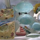 Very Nice Fishy and Shell Serving Pieces 